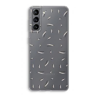 Hipster stripes: Samsung Galaxy S21 Transparant Hoesje