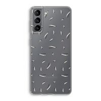 Hipster stripes: Samsung Galaxy S21 Transparant Hoesje