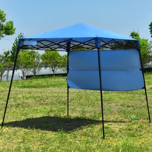 Gazebo Tuintent met Zak Draagbare Feesttent 181x181x210cm Blauw