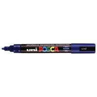 Paintmarker uni posca pc5m m donkerblauw