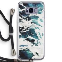 Golven: Samsung Galaxy S8 Transparant Hoesje met koord