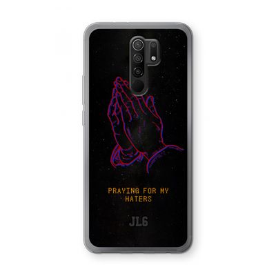 Praying For My Haters: Xiaomi Redmi 9 Transparant Hoesje