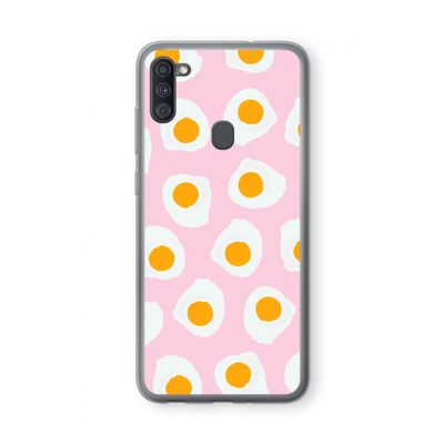 Dancing eggs: Samsung Galaxy A11 Transparant Hoesje