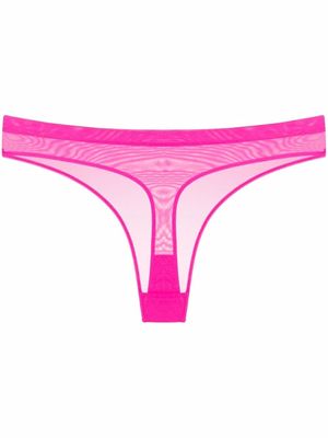 Maison Close string en dentelle - Rose
