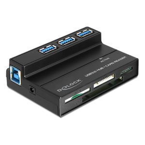 USB 3.0 Cardreader all in 1 + 3 Port USB 3.0 Hub Kaartlezer