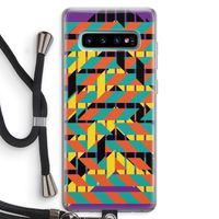 Skew Bee 2: Samsung Galaxy S10 Plus Transparant Hoesje met koord