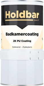 Holdbar Badkamercoating Zwart (RAL 9005) 1 kg