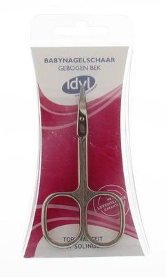 Baby nagelschaar gebogen