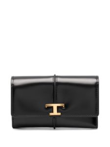 Tod's T Timeless leather wallet - Noir