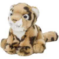 Knuffeldier luipaard - pluche knuffel - 15 cm - wilde dieren thema