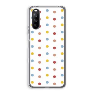 Bollen: Sony Xperia 10 III Transparant Hoesje