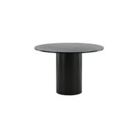 Fjôrd - Eettafel MDF Zwart Rond - 110x110x75cm - Bianca