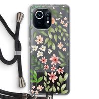 Botanical sweet flower heaven: Xiaomi Mi 11 Transparant Hoesje met koord