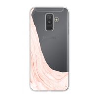 Peach bath: Samsung Galaxy A6 Plus (2018) Transparant Hoesje
