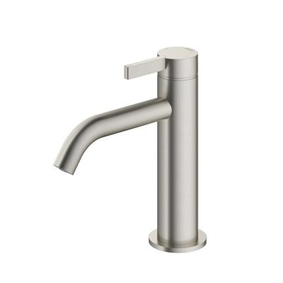 Hotbath Wastafelmengkraan Ace 1-Hendel Gebogen 15.5 cm Geborsteld Nikkel