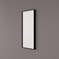 Spiegel Hipp Design SPV 9200 Rechthoek 35x80 cm Met Frame Mat Zwart
