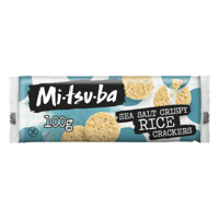 Mitsuba Sea salt crispy rice crackers 100 gram