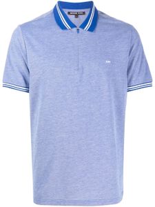 Michael Kors polo à fermeture zippée - Bleu