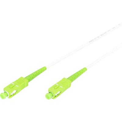 Digitus DK-2922A-05-SCA-SX Glasvezel Optische vezel, Glasvezel Aansluitkabel [1x SC APC-stekker - 1x SC APC-stekker] 9/125 µ Singlemode 500 cm