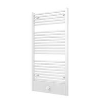 Handdoekradiator Locco 1215 x 600 mm Zilver metallic