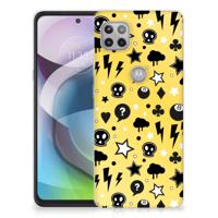 Silicone Back Case Motorola Moto G 5G Punk Geel