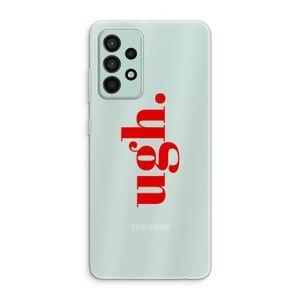 Ugh: Samsung Galaxy A52s 5G Transparant Hoesje