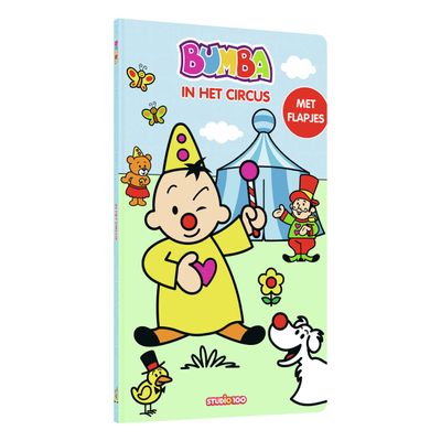 Studio 100 Bumba kartonboek met flapjes - in het circus