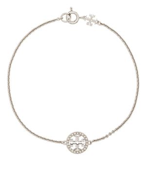 Tory Burch bracelet Miller à ornements en cristal - Métallisé