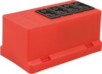 ABB HAF 3611GB4-R CONN.DEKSEL 4X3P ROOD + AANS