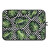 Geometrische jungle: Laptop sleeve 13 inch