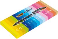 Bic Colours Collector Box 4-kleurenbalpen, medium, klassieke, pastel en fasion inktkleuren, doos van 15 s - thumbnail