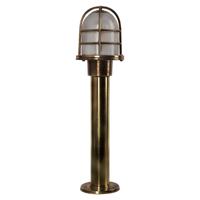 KS Verlichting Terraslamp Caspian 60cm antiek messing 6752 - thumbnail