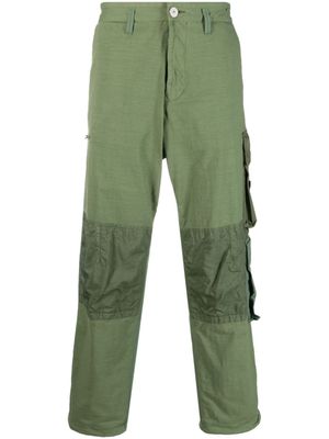 Stone Island pantalon droit à poches cargo - Vert