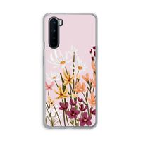 Painted wildflowers: OnePlus Nord Transparant Hoesje