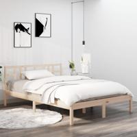 Bedframe massief hout 135x190 cm