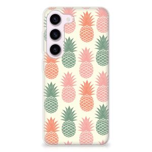 Samsung Galaxy S23 Siliconen Case Ananas