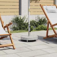 Parasolvoet rond 30 kg graniet grijs