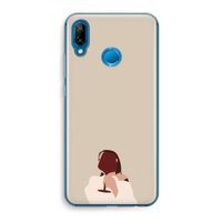 I drink wine: Huawei P20 Lite Transparant Hoesje