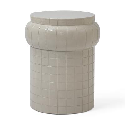 Jesper Home Ronde Bijzettafel 'Mihara' 40cm, kleur Dove Tile