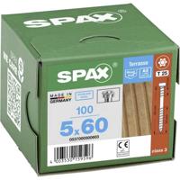 SPAX 0537000500603 Houtschroef 5 mm 60 mm T-STAR plus RVS A2 100 stuk(s)