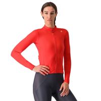 Castelli Espresso thermal fietsshirt lange mouw hibiscus dames L