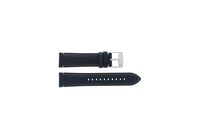 Fossil (Smartwatches) horlogeband S221255 Leder Donkerblauw 22mm Fossil (Smartwatches) horlogeband S221255 Leder Donkerblauw 22mm