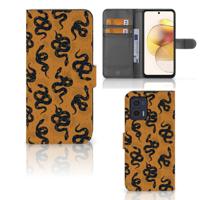 Telefoonhoesje | Met pasjeshouder | voor Motorola Moto G73 Snakes