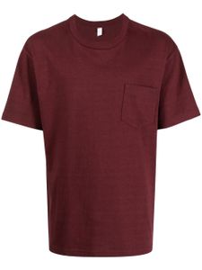 Suicoke t-shirt en coton à détail de poche - Rouge