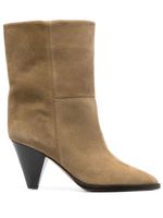 ISABEL MARANT bottines Rouxa 70 mm en daim - Tons neutres - thumbnail