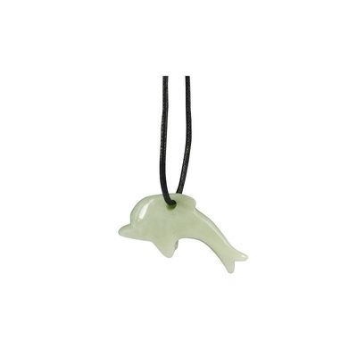 Dolfijn Hanger Jade (Doorboord)