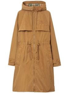 Burberry parka EKD zippée à capuche - Tons neutres