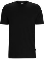 BOSS monogram-jacquard cotton T-shirt - Noir