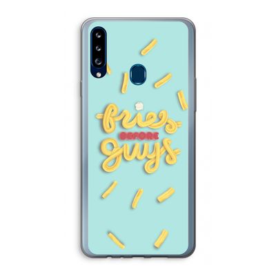 Always fries: Samsung Galaxy A20s Transparant Hoesje