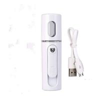 Facial Steamer Nano Steamer Handige Gezicht Vochtspuit oplaadbare Mini USB opladen automatische alcoholspuit (wit)